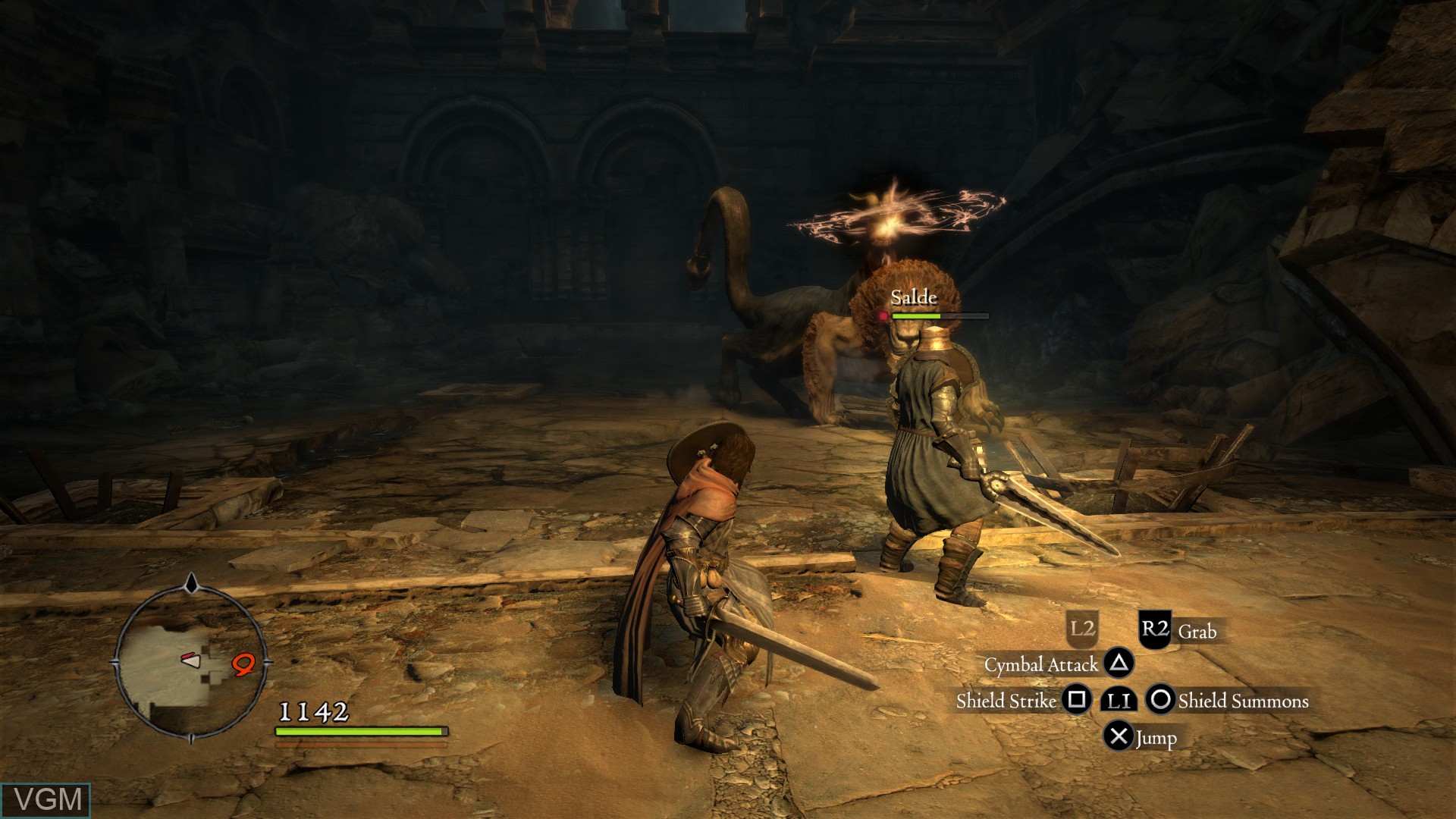In-game screen of the game Dragon's Dogma - Dark Arisen on Sony Playstation 4