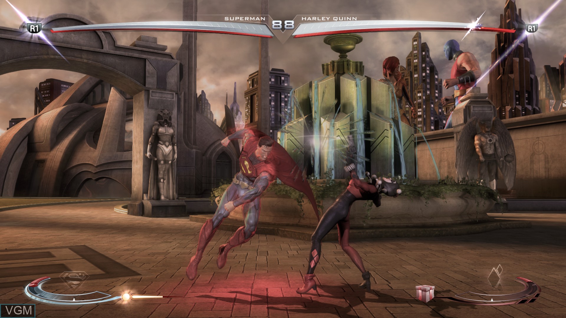 In-game screen of the game Injustice - Gods Among Us - Ultimate Edition on Sony Playstation 4