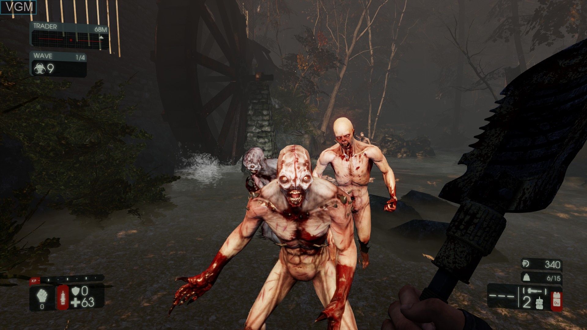 In-game screen of the game Killing Floor 2 on Sony Playstation 4