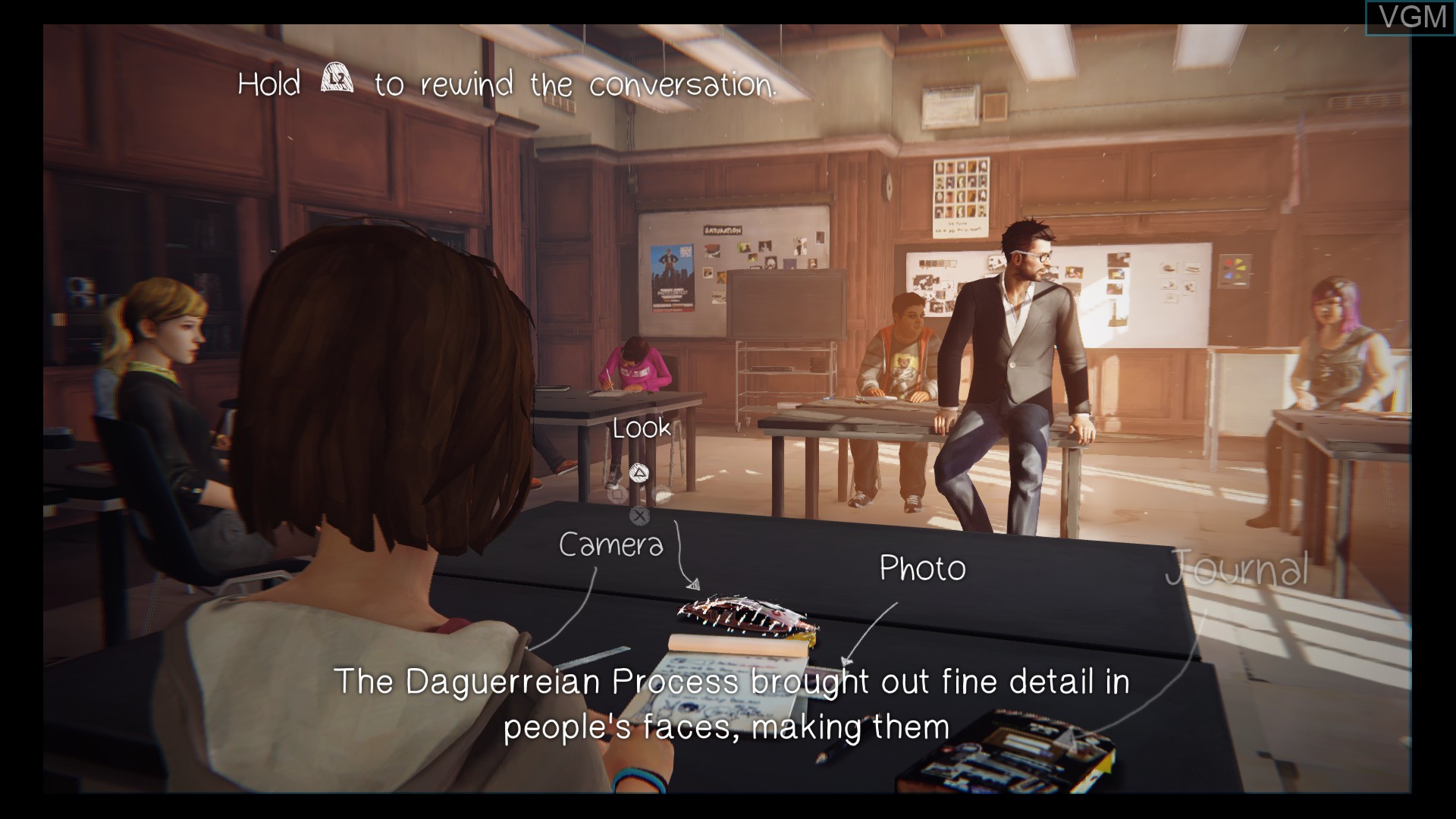 In-game screen of the game Life is Strange on Sony Playstation 4