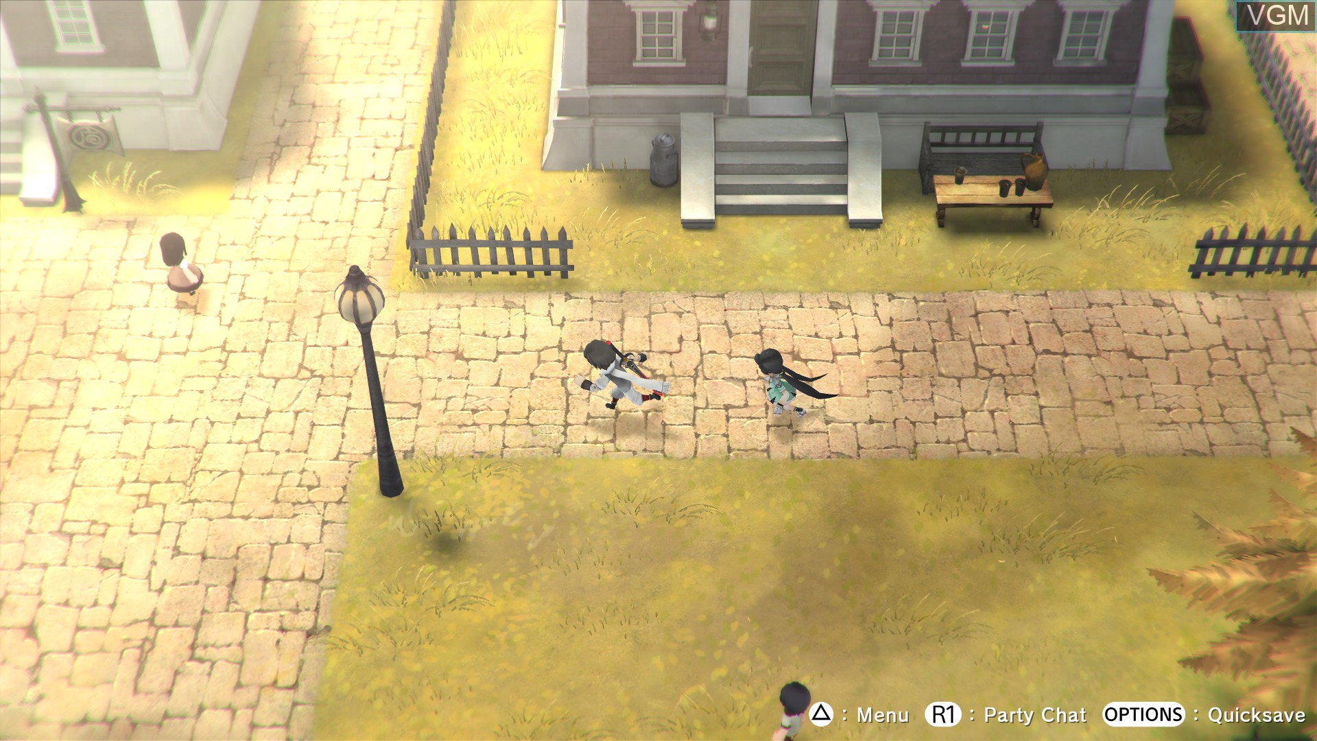 In-game screen of the game Lost Sphear on Sony Playstation 4