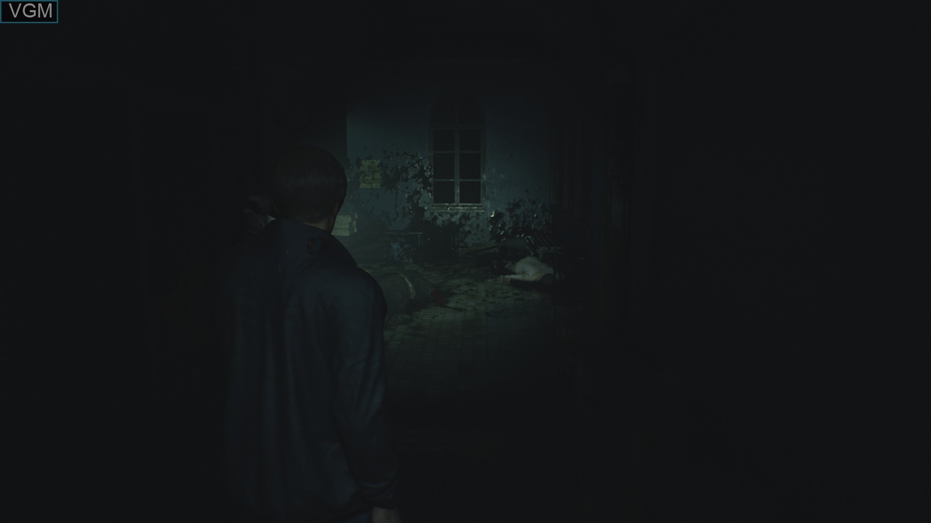 In-game screen of the game Resident Evil 2 on Sony Playstation 4
