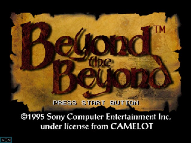 Title screen of the game Beyond the Beyond on Sony Playstation