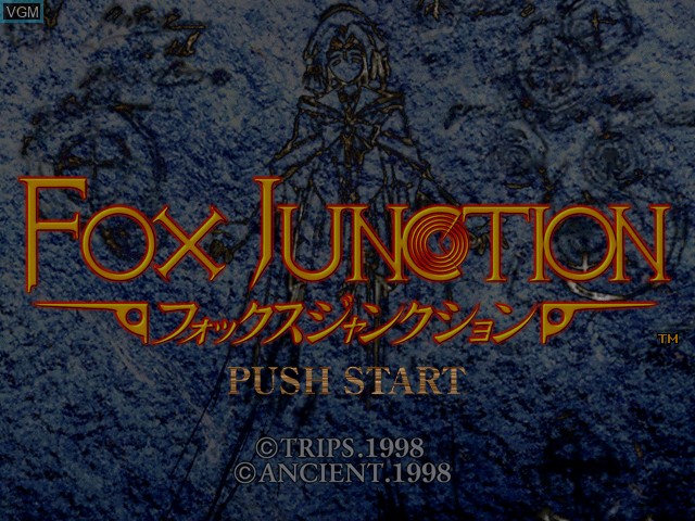 Title screen of the game Fox Junction on Sony Playstation