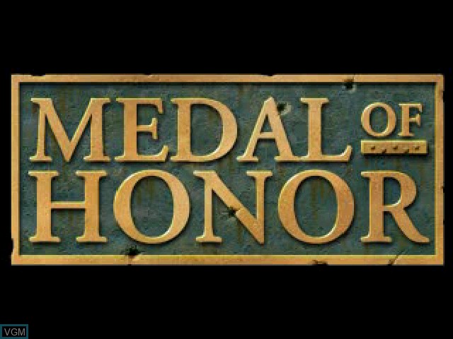 Title screen of the game Medal of Honor on Sony Playstation