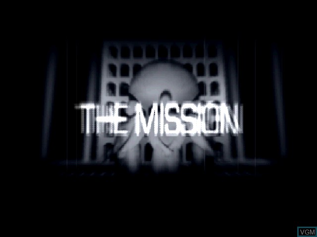 Title screen of the game Mission, The on Sony Playstation