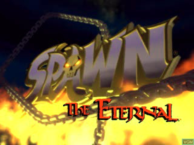 Title screen of the game Spawn - The Eternal on Sony Playstation