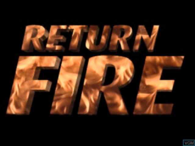 Title screen of the game Return Fire on Sony Playstation
