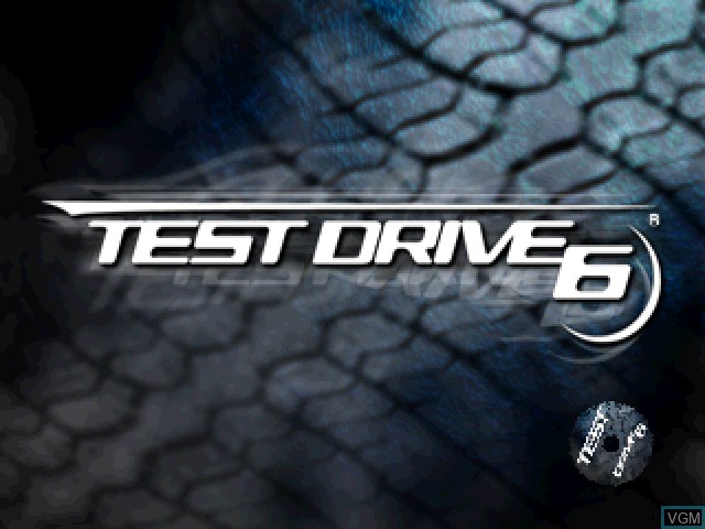 Title screen of the game Test Drive 6 on Sony Playstation