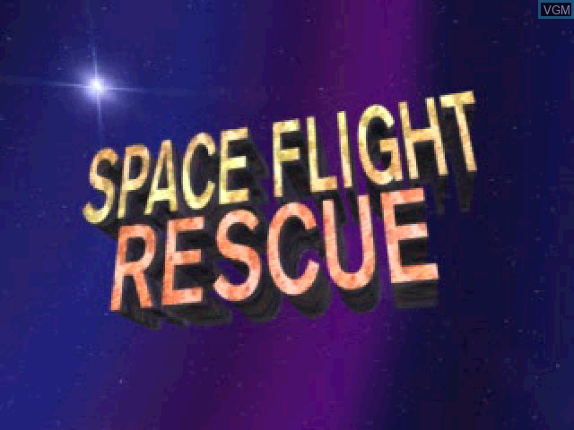 Title screen of the game Timeless Math 5 - Space Flight Rescue on Sony Playstation