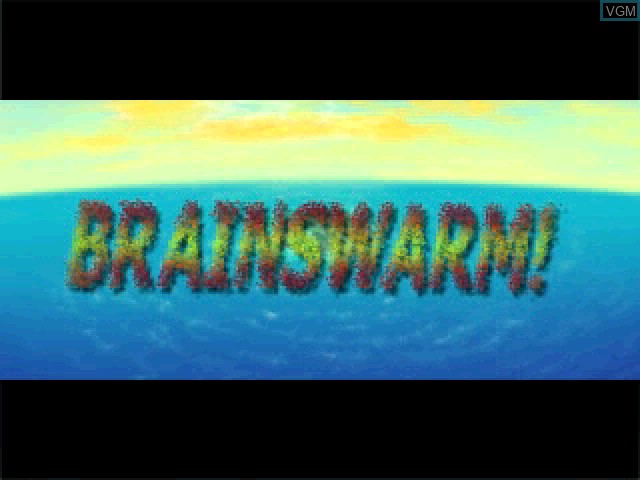 Title screen of the game Timeless Math 6 - Brainswarm on Sony Playstation
