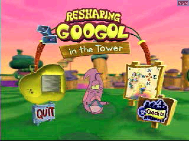 Title screen of the game Secret of Googol 1b, The - Reshaping Googol - The Tower on Sony Playstation