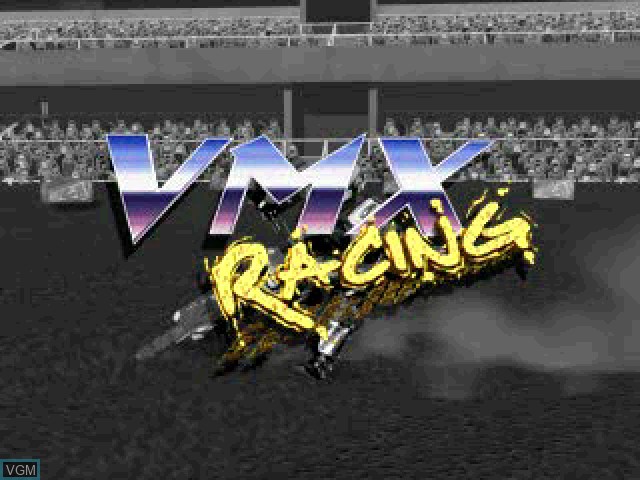 Title screen of the game VMX Racing on Sony Playstation