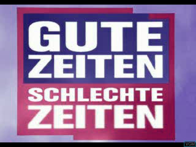 Title screen of the game Gute Zeiten Schlechte Zeiten Vol.2 on Sony Playstation