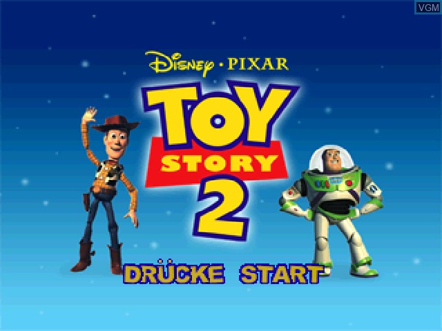 Title screen of the game Toy Story 2 - Buzz Lightyear eilt zur Hilfe! on Sony Playstation