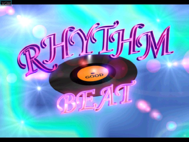 Title screen of the game Rhythm Beat on Sony Playstation