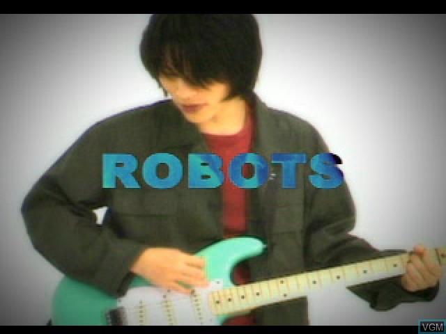Title screen of the game Robots - Video Alchemy on Sony Playstation