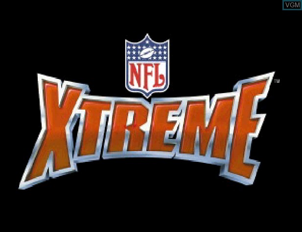 Title screen of the game NFL Xtreme on Sony Playstation