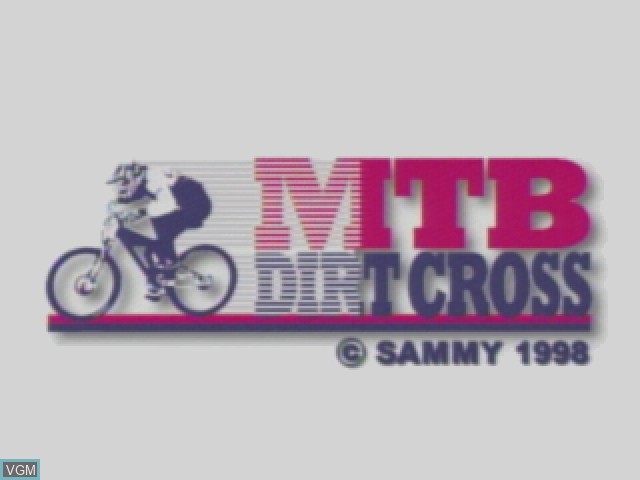 Title screen of the game MTB Dirt Cross on Sony Playstation