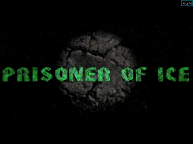 Title screen of the game Prisoner of Ice - Jashin Kourin on Sony Playstation