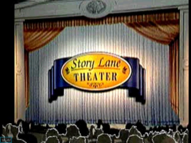 Title screen of the game Story Lane Theater 4 on Sony Playstation