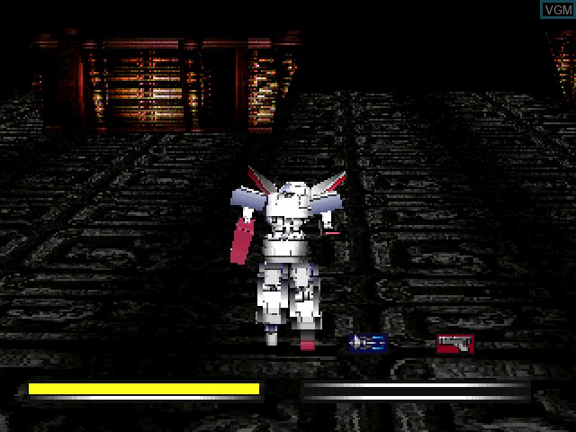 Menu screen of the game Exector on Sony Playstation