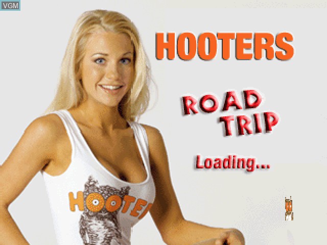 Menu screen of the game Hooters Road Trip on Sony Playstation