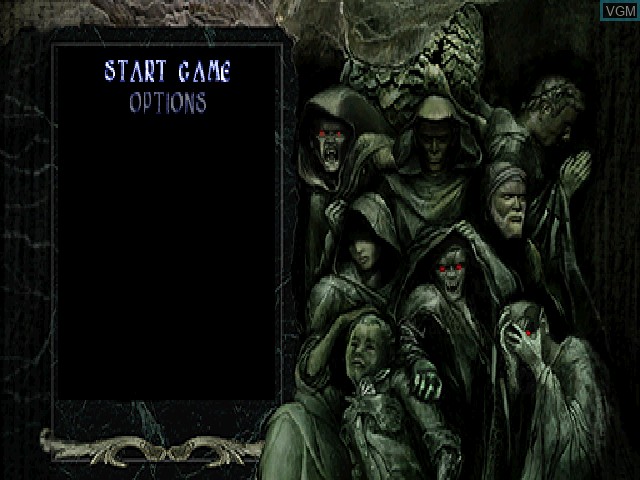 Menu screen of the game Legacy of Kain - Soul Reaver on Sony Playstation