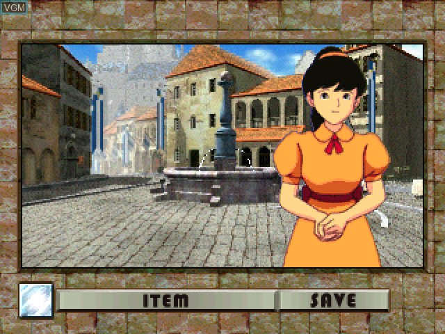 Menu screen of the game Lupin Sansei - Chateau de Cagliostro Saikai on Sony Playstation