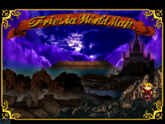 Menu screen of the game Lucifer Ring on Sony Playstation