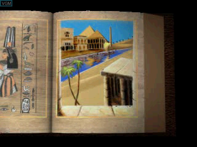Menu screen of the game PowerSlave on Sony Playstation