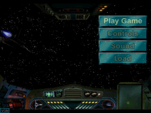 Menu screen of the game Titan Wars on Sony Playstation