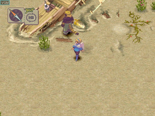 In-game screen of the game Breath of Fire IV on Sony Playstation