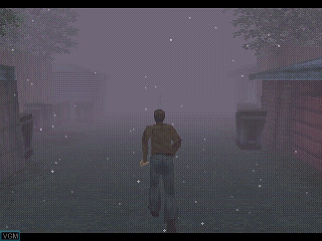In-game screen of the game Silent Hill on Sony Playstation