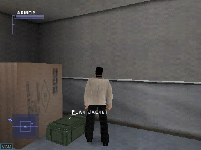 In-game screen of the game Syphon Filter 3 on Sony Playstation