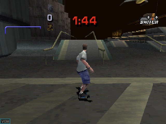 In-game screen of the game Tony Hawk's Pro Skater 3 on Sony Playstation