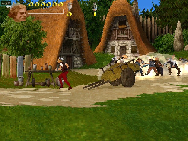 In-game screen of the game Asterix & Obelix Take on Caesar on Sony Playstation