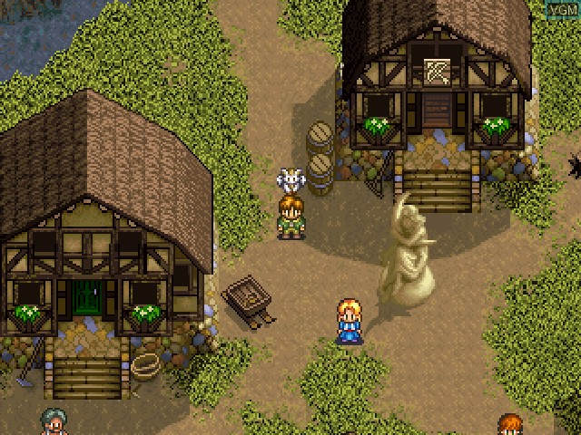 In-game screen of the game Lunar - Silver Star Story on Sony Playstation