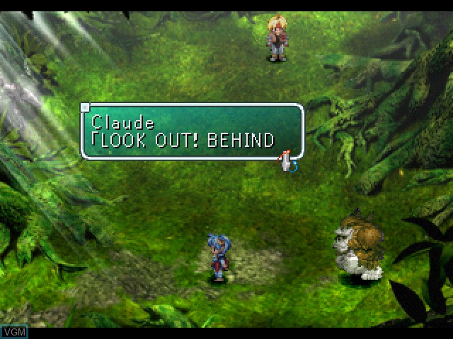 In-game screen of the game Star Ocean - The Second Story on Sony Playstation