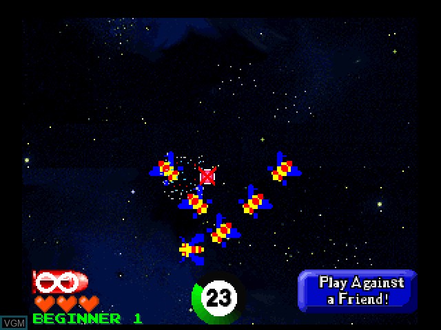In-game screen of the game GunBarl on Sony Playstation