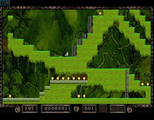 In-game screen of the game SuperLite 1500 Series - Lode Runner 2 on Sony Playstation