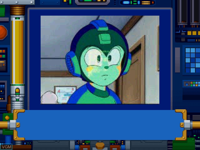 In-game screen of the game Super Adventure RockMan on Sony Playstation