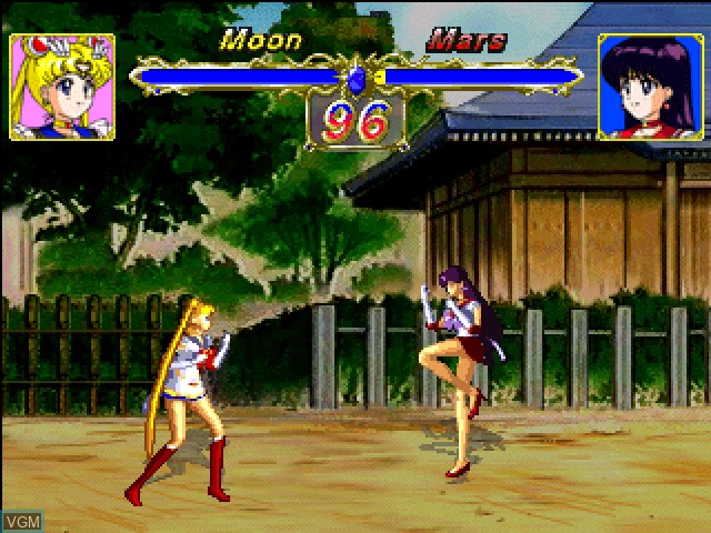 In-game screen of the game Bishoujo Senshi Sailor Moon Super S - Shin Shuyaku Soudatsusen on Sony Playstation