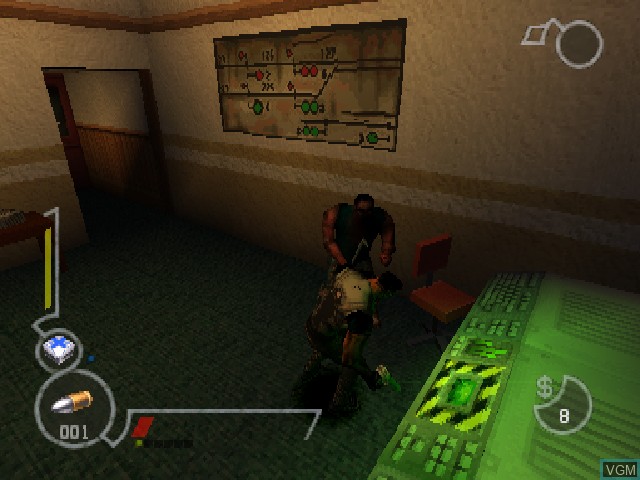 In-game screen of the game Blade on Sony Playstation