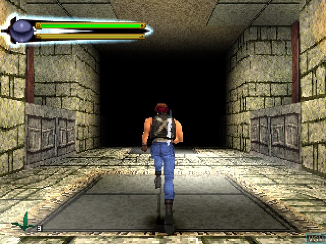 In-game screen of the game Blade Arts on Sony Playstation