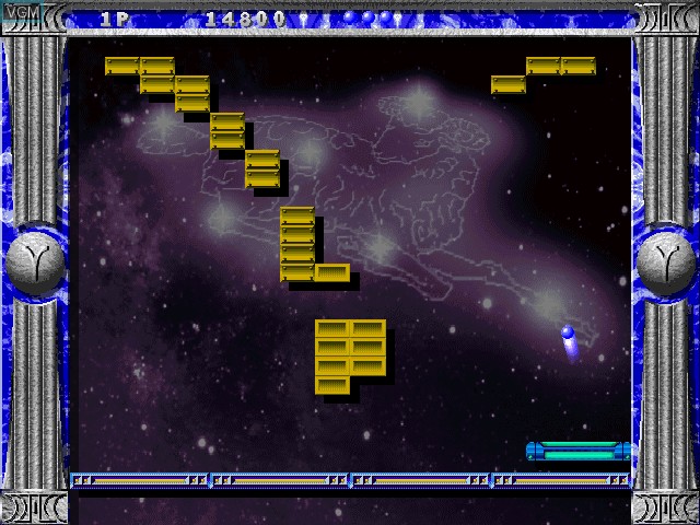 In-game screen of the game Block Buster on Sony Playstation