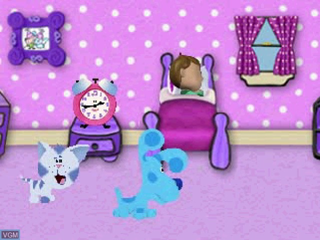 In-game screen of the game Blue's Clues - Blue's Big Musical on Sony Playstation