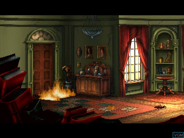 In-game screen of the game Broken Sword II - The Smoking Mirror on Sony Playstation