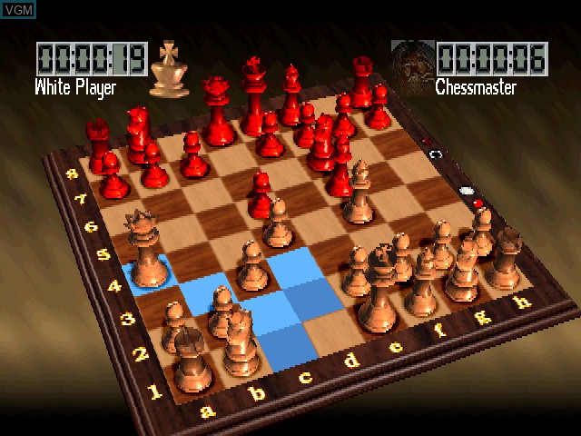 In-game screen of the game Chessmaster II on Sony Playstation