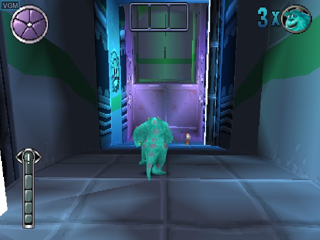 In-game screen of the game Monsters, Inc. Scream Team on Sony Playstation